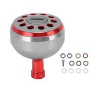 Keenso Fishing Reel Knob,Aluminum Alloy 38mm Spinning Reel Handle Knobs for S A D (Red)