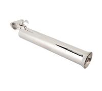 Keenso Fishing Rod Holder, 316 Stainless Steel Rustproof Deck Mount Pole Support for Marine Boat Yacht, with Adjustable Swivel for Saltwater Freshwater Fishing (25mm)