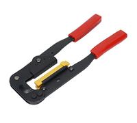 Keenso Flat Tape Cable Crimpier -Pliers Wide Crimp Area Cutting Tool for Wire Connections