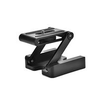 Keenso Foldable Z Type Tripod Tilt Head, Portable Flexible Tripod Head for DSLR, Solid Black Arrow Storage Case Plate, 9" Lightweight 161g for Outdoor
