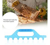 Keenso Frame Spacer Durable Lightweight Tool for Proper Frame Spacing Beekeeping Equipment for Beekeepers Yellow 1 Pack (blue 7 box)