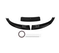Keenso Front Bumper Lip, Front Lip Splitter ABS Splitters Diffuser Protector with Adjustable Support Rods Compatible with E60 E61 M5 2005-2010 (Glossy Black)