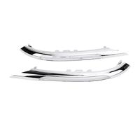 Keenso Front Bumper Trim, 2PCS Front Bumper Moulding Trim Chrome Plated ABS Replacement for C250 C300 2012-2014 with OEM 2048853074 2048852974