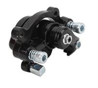 Keenso Front Disc Brake Caliper and Pads, Stable Performance Brake Caliper Assembly with Extra Pads and Wrench, for Moto ATV Gas Scooter Kids Dirt Pocket Bike (Black)