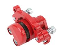 Keenso Front Disc Brake Caliper and Pads, Stable Performance Brake Caliper Assembly with Extra Pads and Wrench, for Moto ATV Gas Scooter Kids Dirt Pocket Bike (Red)