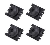 Keenso Front Mudguard Set, Plastic Anti Aging Mud Guard Clamp/Holder for C4 I 2004 to 2011 with Secure Connection and Easy Installation