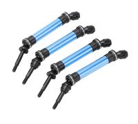 Keenso Front Rear Drive Shaft Set for Slash 1/10 RC Car, Complete Driveshaft, 4pcs (Blue)