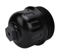 Keenso Fuel Filter Housing Cap 134001, Aluminium Alloy Replacement for L5P 6.6L, with Enhanced Durability, Fits 2017 to 2019 Models (Black)