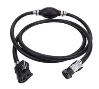 Keenso Fuel Line Kit 6.56ft, One Way Flowing Outboard Marine Boat Fuel Line