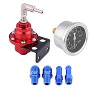Keenso Fuel Pressure Regulator 0-160psi Adjustable (Red)