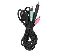 Keenso Game Headphones Cable High -Resolution AUX Cable for G4Me Onegame Zerpc 373d for Audiophile, 2m Copper Wire for Headphones Enthusiasts Enthusiasts