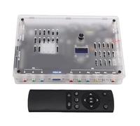 Keenso GBSC RGBS VGA Scart Converter with RGB Adjustment for Retro Game Signal, Supports Most Retro Video Game Consoles, Acrylic Blue