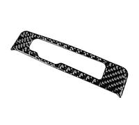 Keenso Gear Panel Frame Trim, Real Carbon Fiber Car Interior Decorative Cover, Gloss Finish Scratch Protection Self Adhesive Trim for 8V 2014 2019 Left Hand Drive