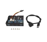 Keenso GL3520 Chipset USB 3.1 Front Panel HUB 4 Port 5GBit/S XP/7/10/2003 High -speed -Stall 900 MA (2U+2C 19PIN)