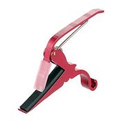 Keenso Guitar, Metal with Thick Silicone Pad Fast Release Ergonomic Design Universal Accessory for Acoustic Guitar Ukulele (Red)