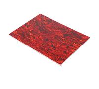 Keenso Guitar Pickguard,Portable Electric Bass Scratch Plate Cover Backplate Sheet (Red Armour)