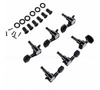 Keenso Guitar Tuning Pegs Stainless Steel Sealed Machine Heads 6 Pcs 1 15 Ratio String Tuning Keys for Acoustic Electric Guitar Replacement for Players Repair Setup