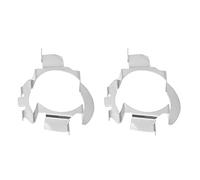 Keenso H7 LED Adapter, Easy Installation Secure Retention H7 Bulb Clips Universal Compatibility for Automotive Headlights Night Driving Rainy Conditions Car Owners DIY Enthusiasts