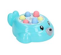 Keenso Hammer Toy, Whack Game Toy Early Educational Learning Seal Shape Colorful SafetyHammer for (Blue)