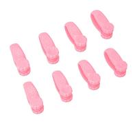 Keenso Hand Pressure Point Clamp/Holder Praxis Migraine -Relief -Tool for Acupressure Stimulation, Strengthening The Immune System Ideal for Health Enthusiasts [8PCS] (Roseate)