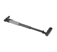 Keenso Hand Pump Portable Mini Bicycle Tire Air Pump Nylon ABS 3 Section Telescopic Design 19.5 to 41 Cm with Mounting Kit for Road Mountain Bikes and Sports Balls (Grey)