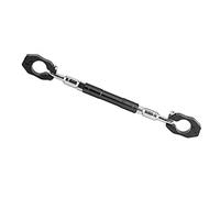 Keenso Handlebar Cross Bar, Motorcycle Handlebar Cross Bar, 7/8 Inch 22mm Adjustable Strengthen Balance Lever CNC Aluminum Alloy, for Universal Motorcycle (Black)