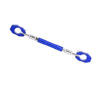 Keenso Handlebar Cross Bar, Motorcycle Handlebar Cross Bar, 7/8 Inch 22mm Adjustable Strengthen Balance Lever CNC Aluminum Alloy, for Universal Motorcycle (Blue)