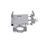 Keenso Handlebar Phone Clamp, 5-Jaw Aluminum Alloy | Universal 360° Cradle 0.69-1.51in Bar Compatible Camera-Safe Open Jaw Anti-Shake Damping Rainproof Metal Body