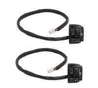 Keenso Handlebar Switch Motorcycle Headlight Switch ABS Aluminum Alloy