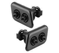 Keenso Headlight Washer, 2PCS Headlamp Washer Nozzle Polyoxymethylene Material Direct Fit Replacement for E39 525i 528i 530i 540i M5 1999 2003