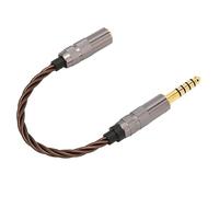 Keenso Headphone Extension Adapter Cable Gold Plated Connectors, OFC Copper Core, Sound, Balanced Cable, Male to Female, Antique Copper Colour, 4.4mm to 2.5mm Plug