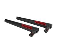 Keenso High -performance -2PCs to SMA Cable with AC88 Antenna Improvement of Connectivity for NGFF Wireless Cards, Omnidirectional Radiation Ideal for 802.11 Networks, 30 Cm Cable Length