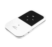 Keenso High Speed 4G LTE WIFI HOTSPOT Light Router for Travelers, Portable 4G Router Supports 10 Users, White ABS Material, Material