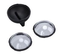 Keenso High Transparency Lens Cap for X4 Action Camera Wide Field of View Protective Cover Cap 2PCS for Adventurers