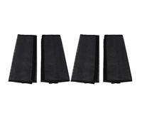 Keenso Horse Leg Guards, 4PCS Breathable Mesh Protection Legging with Hook and Loop Fastener for Summer Fly Control (Black)