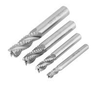 Keenso HSS Roughing End Mill, 4 Flutes, M6-M12 Size | Excellent wear resistance, Precise surface finish, Ideal for heavy-duty milling