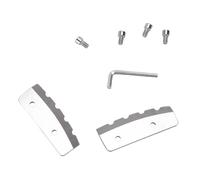 Keenso Ice Auger Blade Replacement 6 Inch Serrated Edges Set for PPOLB Efficient Drilling Hard Alloy Material