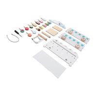 Keenso Ice Cream Cart for Kids, Wooden Toy with 9 Ice Creams, Encourages Imagination and Social Skills, Ideal for Ages 3+ Interactive Playtime