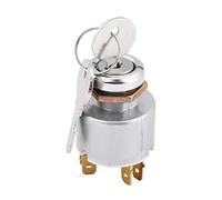 Keenso Ignition Switch, Switch Ignition Control 12V Universal Engine Start Switch Ignition Control Switch Car Auto 4 Position ON Off Start Ignition Switch Controls with Keys Marine Ignition