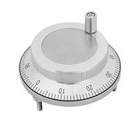 Keenso Industrial 80 Mm 6pin CNC Pulse Handrany 100PPR Manual Pulse Generator for Engraving Machines, Metal Cover for Additional Shelf Life, Ideal for CNC Professionals