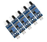 Keenso Infrared Obstacle Avoidance Sensor Module, 5pcs IR Infrared Obstacle Avoidance Photoelectric Sensors Module for Smart Car Robot