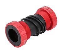Keenso Integrated Crankset Bottom Bracket, 68-73MM Alimunum Alloy Bearing Shell Bottom Bracket Hollowtech Thread Screwing-In Type BB Bottom Bracket(RED)