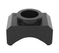 Keenso Jack Axle Adapter Lifting Saddle, Portable Billet Aluminum Hydraulic Jack Adapter for Bottle and Floor, with 3 Inch Axle Cradle for Vehicle Lifting (Black)