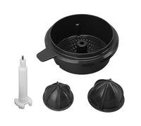 Keenso Juicer Orange Press Strainer Kit, ABS Plastic 17.1oz Non-Clogging Citrus Juicer for, Easy Strainer Basket for Home Kitchen Gym Smoothies