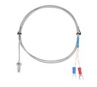 Keenso K Type Thermocouple, M6 Screw Fine Thread 0-400°C K-type Thermocouple Sensor Wire
