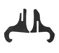 Keenso Kalimba Stand Acrylic Holder Support Bracket for Children Beginners(Black Crystal) Stands, Stools, Covers Musical Instrument Accessories