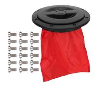 Keenso Kayak Hatch Cover, 6in/8in Round Circular Type Lid Kayak Hatch Deck Kayak Sealing Waterproof Hatch Cover with Storage Bag(6 inch) boating boating boating