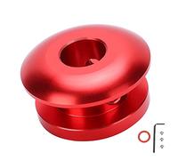 Keenso Knob Boot Adapter, Shift Knob Boot Retainer Limiter Shifter Shifting Head Buckle Stopper Universal for Car (A(red))