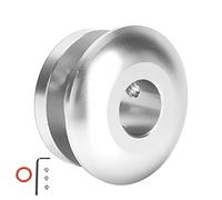 Keenso Knob Boot Adapter, Shift Knob Boot Retainer Limiter Shifter Shifting Head Buckle Stopper Universal for Car (C(Silver))