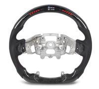 Keenso LED Carbon Fiber Steering Wheel, Perforated Leather Racing Design with LED Shift Indicator and Display Screen, for P703 2024 and Later